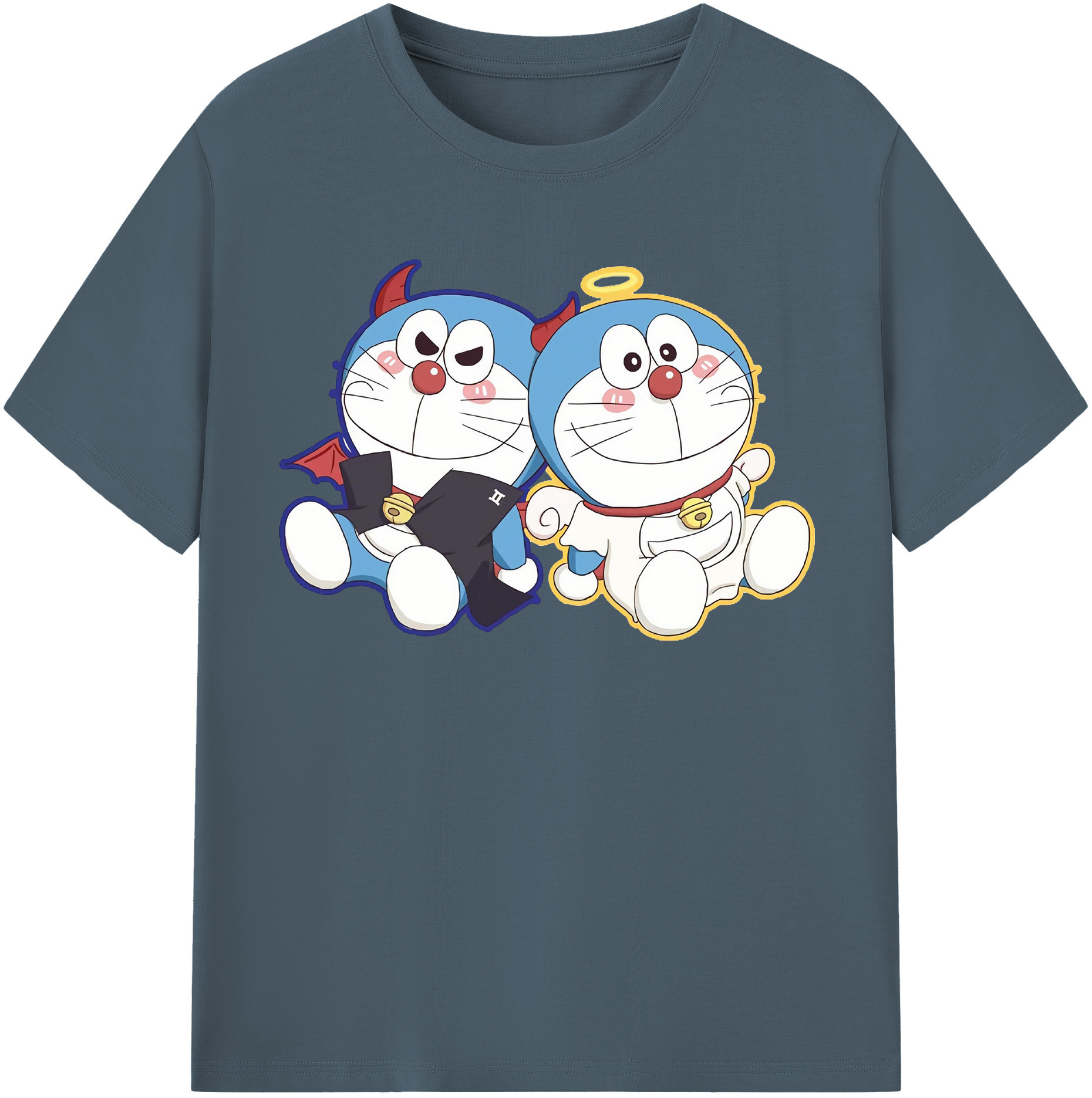 （画像用） ドラえもん Doraemon 綿100％半袖Tシャツ（フロントプリント）
